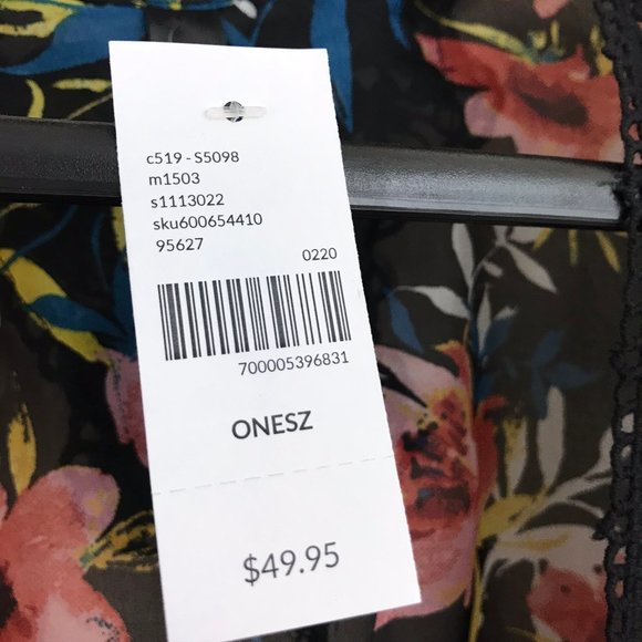 Lane Bryant Plus Size Crochet Overpiece Kimono - Picture 6 of 8